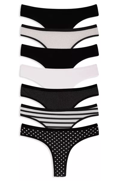 Women's Brazilian Cotton Panties 7-Pack 