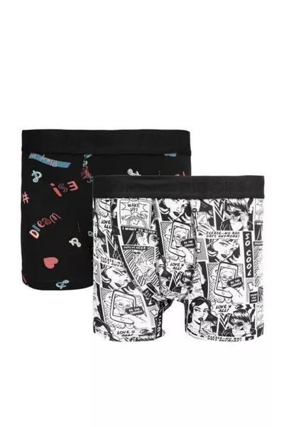 Men's Pack of  Patterned Stretch Cotton Premium Series Boxer Shorts