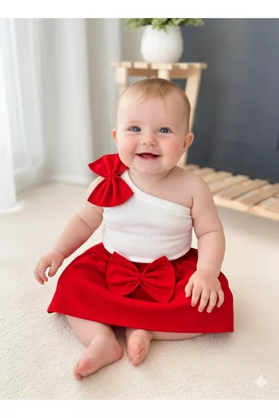 BABY KIND EINARMIGER CROP-ROCK-SET SOMMERSET