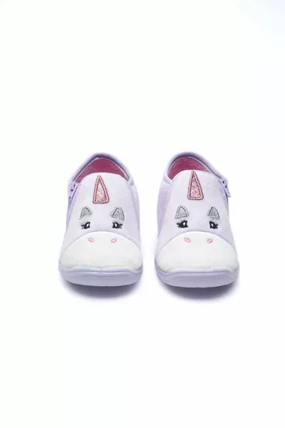 شبشب مخملي بسحّاب بتصميم يونيكورن