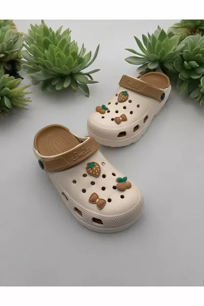 Eva Closed-Toe Double Sole Garden Bathroom Hospital Chef Slip-On Cross Slipper Model
