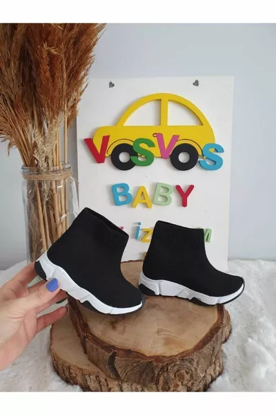 Kinder Schwarze Sneaker