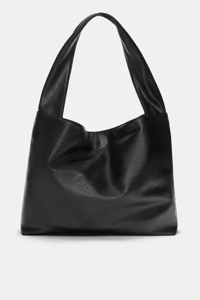 حقيبة توت من الجلد الصناعي