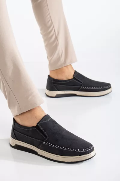 Jelly Orthopedic Comfortable Lightweight Daily Black Men's Shoes