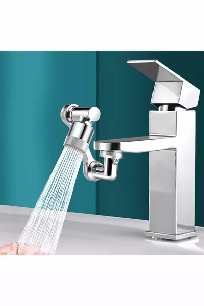 Полностью нержавеющий стальной хромированный материал, вращающаяся на  градусов двухфункциональная головка крана Акробат