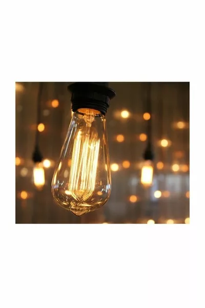 Pear Decorative Retro Rustic Bulb  Standard Socket v Home Cafe Wall Light Lamp Shade Ceiling Bulb