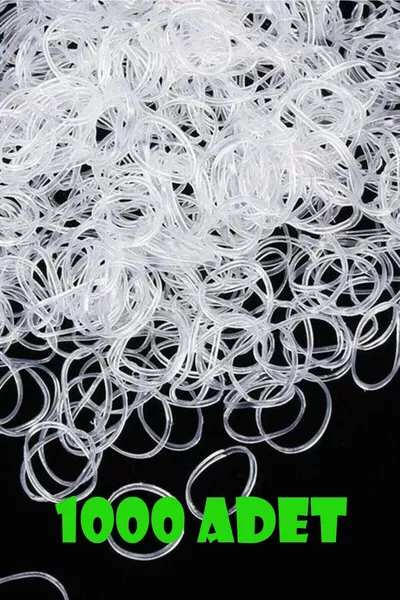  Transparent Hair Braiding Elastics