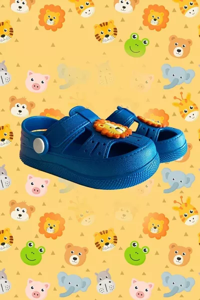 صندل أطفال ماڤي هابي لايون مع رباط للكاحل