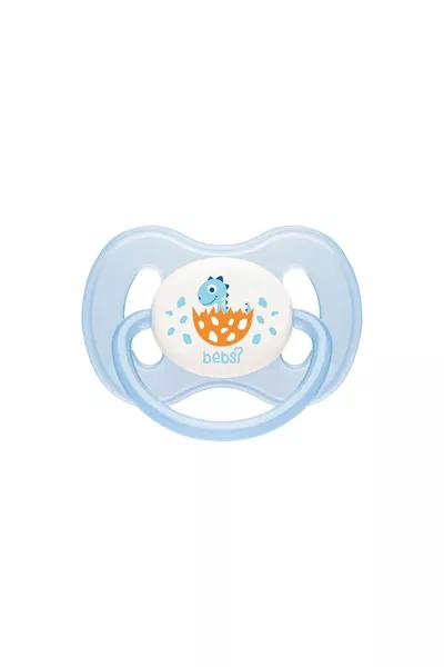 Sucette avec papillon orthodontique à voûte buccale n°1 bleu-vert (lot de 2) Offre