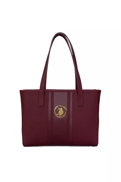 حقيبة كتف نسائية لون عنابي بورغندي  حصري على الإنترنت