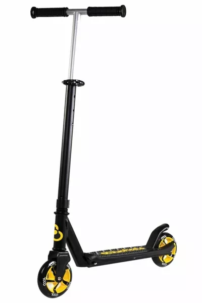 Yellow Foldable 2-Wheeled Giant Wheel Scooter +8 Years