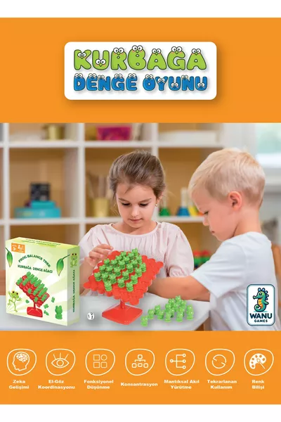 Frosch-Balance-Spiel