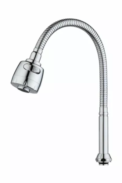 La tête de robinet de l'évier de cuisine flexible n'apparaît pas sur l'image du produit, fati