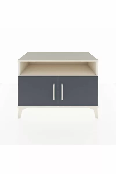 Hyperion Dressoir 2 Planken 2 Deuren Maansteen-Antraciet