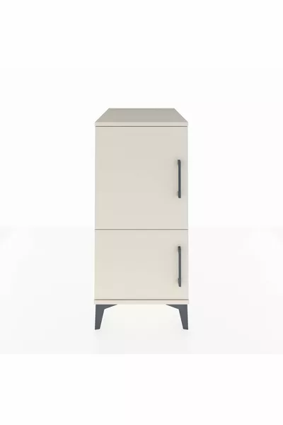 Kronos Nachtkastje 3 Planken 2 Deuren Aytaş-Aytaş