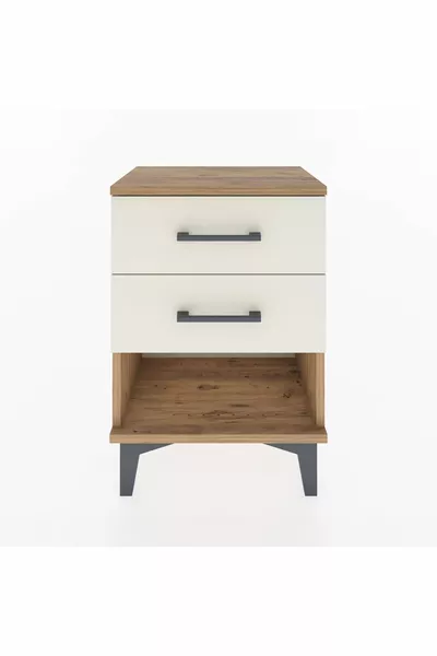 Аргес Комод с 2 чекмеджета Бор-Мрамор