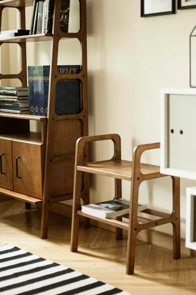 Arce, Wooden Bookshelf, Nightstand, and Shelf Unit