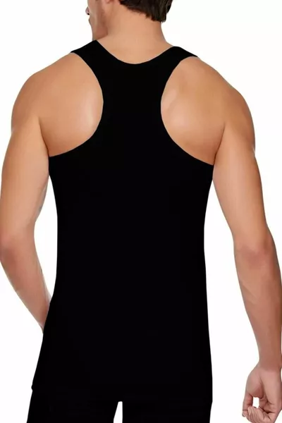 Men's Mixed 3-Pack Cotton Ribbed Sports Tank Top