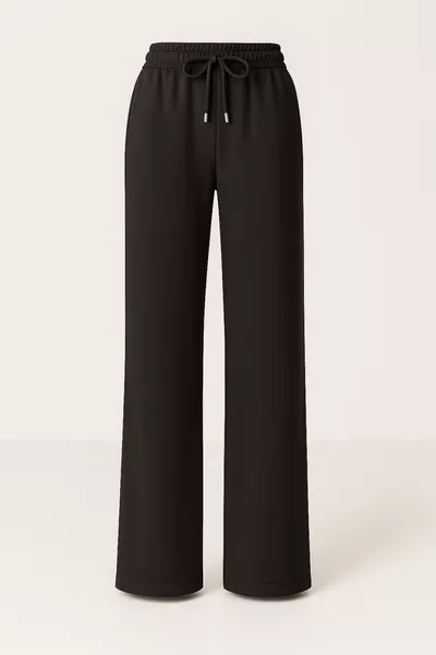 سروال رياضي واسع الأرجل من المودال