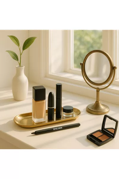 6'lı Büyük  Cm Kayık Oval Gold Paslanmaz Çelik Çerezlik Mezelik Sosluk Çelik Tabak