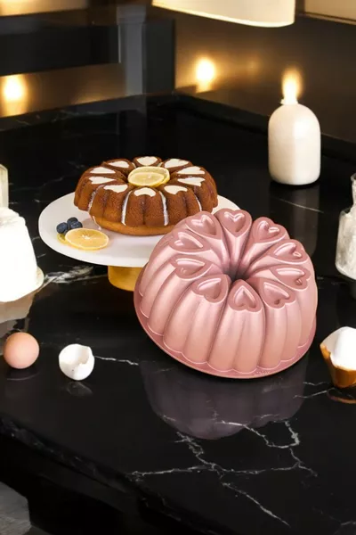 Amboss Titan Kuchenform  cm Roségold Gusseisen Granit