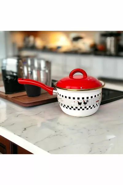 Soft-Boiled Egg Cooking Pot and Saucepan Enamel Pan  CM