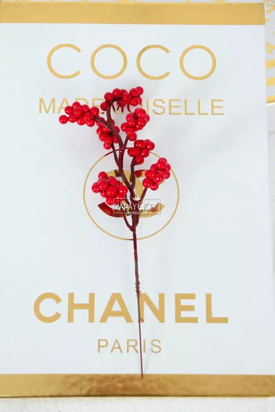 Искусственная мини-ёлочная игрушка Top Stick Kokina Berry, новогоднее украшение,  см, набор из 5 шт.