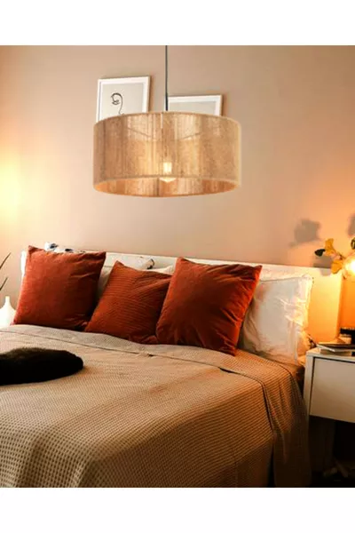 ثريات بوهيمية، ثريات رستيك، ثريات من الجوت، ثريات طبيعية، ثريات منسوجة من القش