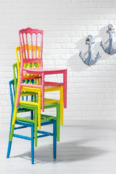 4 قطع / كرسي ملون ميراي