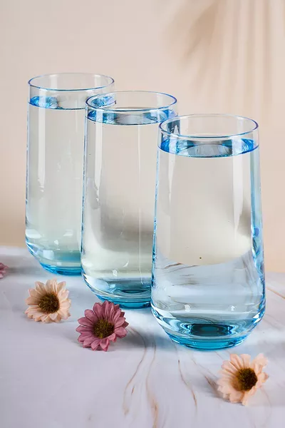 Чаша за вода  комплект от 6 Allegra cc тюркоаз