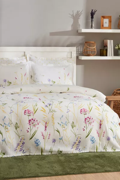 Комплект постельного белья Jody для двуспальной кровати, желтый