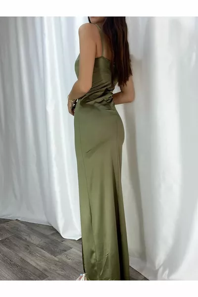 Women's Strap Satin Dress