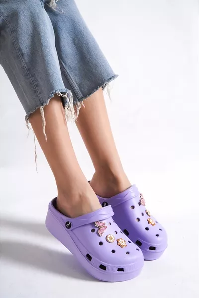 Estate Massage Gevloerde Hoge Snelheid Paarse Dagelijkse Huis-, Ziekenhuis Kok, Verpleegkundige, Dokters Slippers