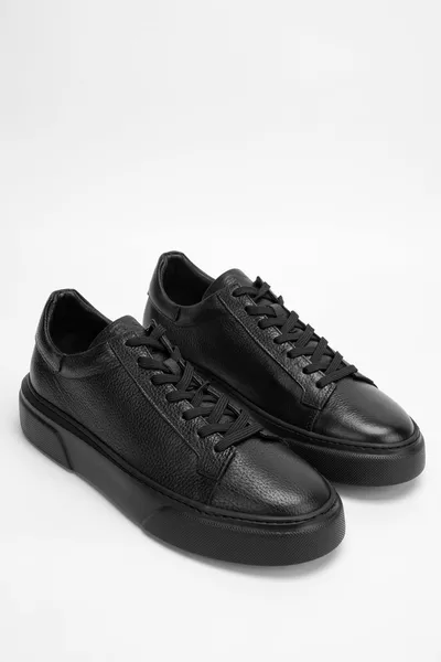 سنيكرز وسنيكرز جلد طبيعي للرجال   Erk Ayk 