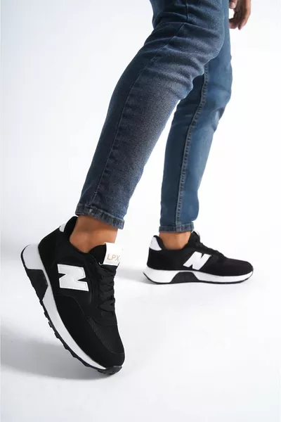 Unisex N Zwart Casual Casual Sneakers 