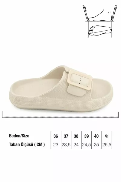 Women Cottage Single Clasp Adjustable Eva Bathroom Garden Pool Beach Slippers