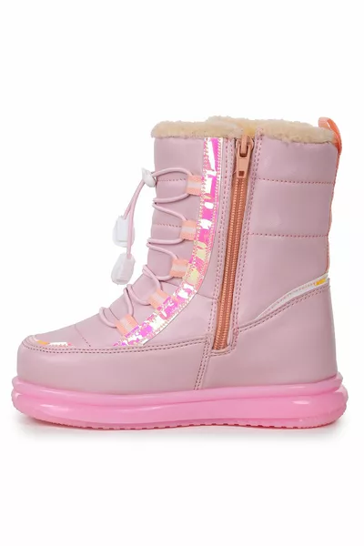 Cern Zippered Girls' Boots