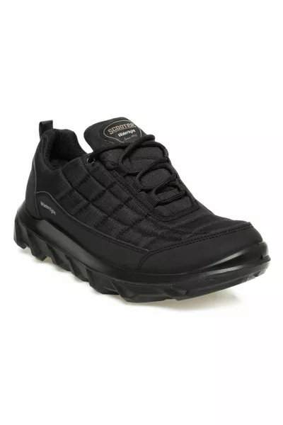 Herren Winter Wasserdichte rutschfeste Eva-Sohle Leichte bequeme Outdoor-Sneaker im schwarzen Stil