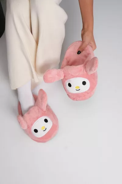 My Melody Ears Moving Slippers Kuromi Ears Shield Slippers