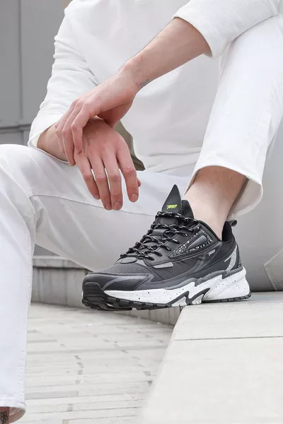  Черно - Сиви Мъжки Маратонки Ежедневни Маратонки