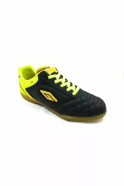 حذاء رياضي لكرة الصالات - باركور أسود-f.yellow  