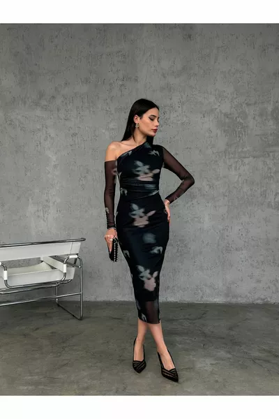 تصميم خاص منقوشة المرأة تول اللباس عيد الميلاد اللباس قسط اللباس ميدي طول اللباس