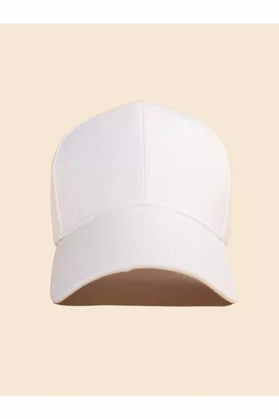 Unisex Basic Cap White