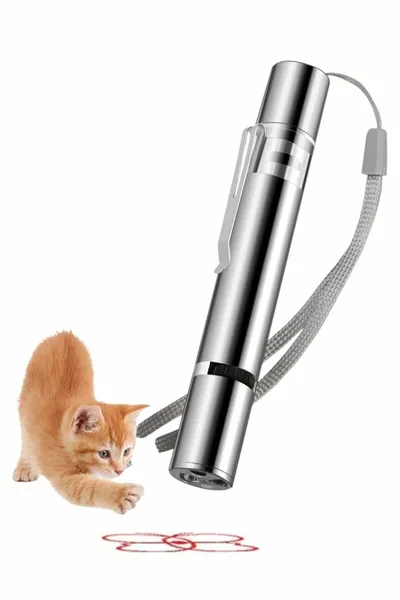 3 in 1 laserpointer UV-zaklamp + zaklamp rood licht + witte zaklamp oplaadbaar via USB