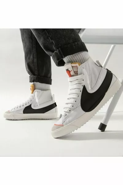 Blazer Mid ' Jumbo Sneakers Uomo Bianco/Nero Sports
