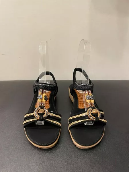 المرأة حجر مريح نعل الصنادل المطاطية