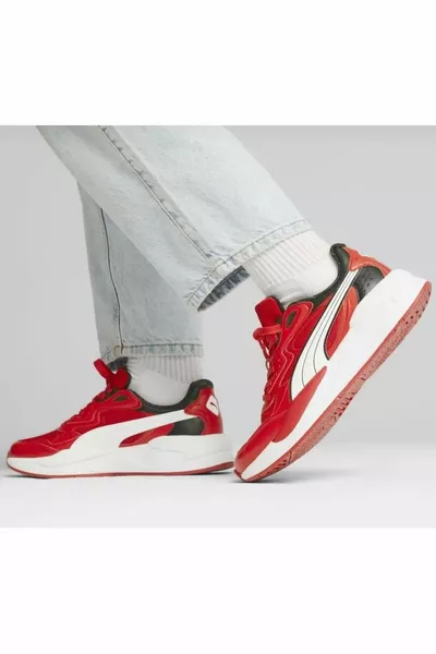  X-ray Ferrari Speed Herren Sneaker Rot-weiß