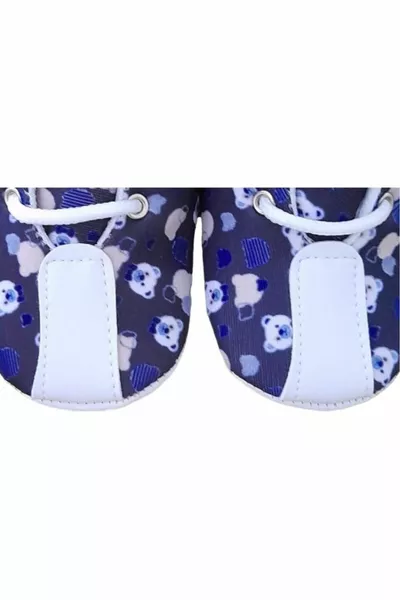 Пинетки для мальчиков с плюшевым мишкой