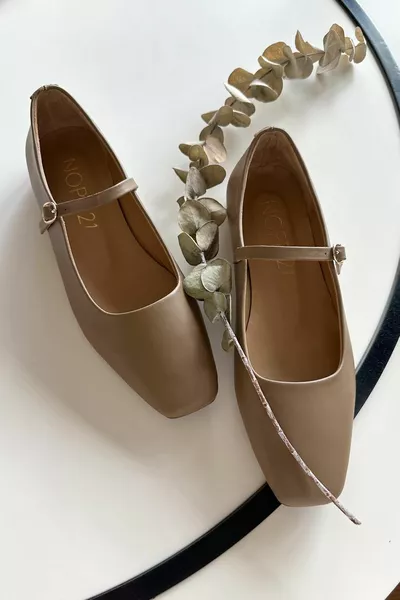 Victoria Biscuits Балетки от естествена кожа