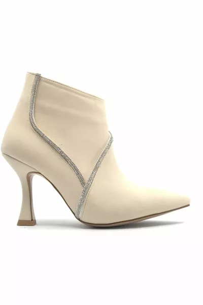 Feles V Stone Damenstiefel aus Satin mit niedrigem Absatz TEN